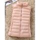 Damen Puffer Weste Weste Steppweste Windundurchlässig warm halten Outdoor Weihnachten Strasse Freizeitskleidung Zip Reisverschluss Ständer Modisch Outdoor Brautkleider schlicht Minimalismus Glatt