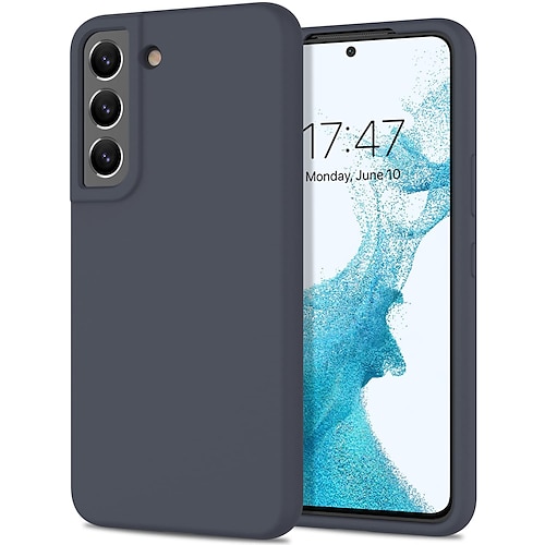 Handy Hülle Handyhüllen Für Samsung Galaxy S26 Ultra Plus S25 S24 S23 S22 S21 FE S21 Ultra Plus S20 A32 Rückseite Silikonhülle Anti-Drop Stoßfest Einfarbig Silikon Image