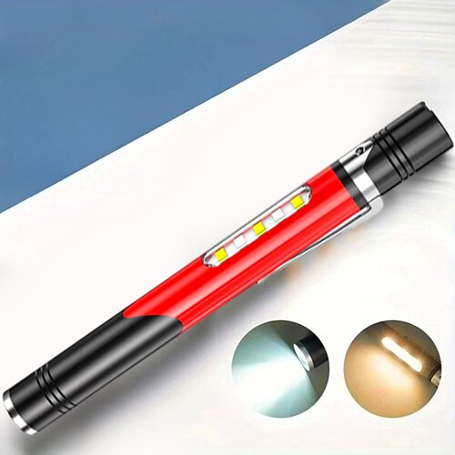 Mini-Medizin-Taschenlampe Typ C, USB-Aufladung, integrierter Akku, medizinische Taschenlampe, tragbare medizinische Stiftlampe, XPG-LED Image