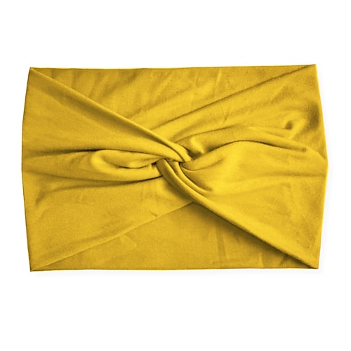 Modisches Damen-Kopftuch mit breiter Krempe, einfarbig, elastisches Gewebe, Kreuz-Haarband, Haar-Accessoires, Yoga, Laufen, Sport, Haarband