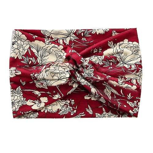 Modisches Damen-Kopftuch mit breiter Krempe, einfarbig, elastisches Gewebe, Kreuz-Haarband, Haar-Accessoires, Yoga, Laufen, Sport, Haarband