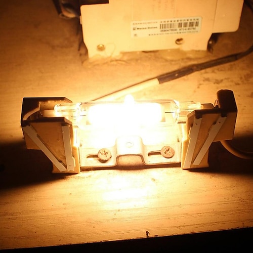 1 stücke dimmbare r7s cob led-lampen 5w j typ 78mm doppelendige led-leuchten 50w halogen äquivalent 220-240v t3 r7s basis äquivalenter scheinwerfer ersatz für garagenspezialbeleuchtung stehlampen Image