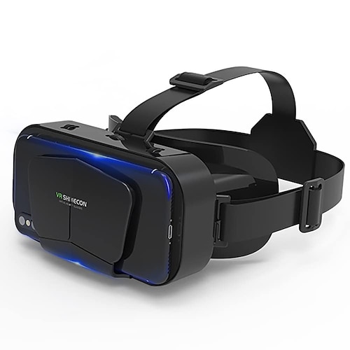VR Shinecon Virtual Reality VR-Headset 3D-Brille VR-Brille für Fernsehfilme Videospiele kompatibel mit ios Android-Smartphone mit einem Bildschirm von 4,7 bis 7 Zoll
