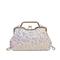 Damen Handtasche Abendtasche Clutch-Taschen Synthetik Party Brautparty Hochzeitsfeier Paillette Hohe Kapazität Anti Staub Feste Farbe Weiß Rosa Blau