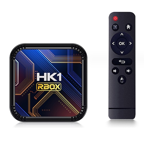 Smart-TV-Box HK1 Rbox K8S Android 13 8K Android-TV-Box RGB-Licht 4 GB 64 GB WiFi6 Dual-WLAN 2023 PK Android 12 6K Image