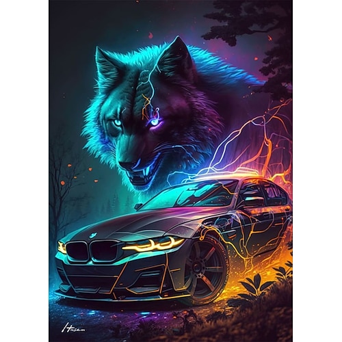 Druck Gerollte Leinwand - Auto Modern Kunstdrucke Image