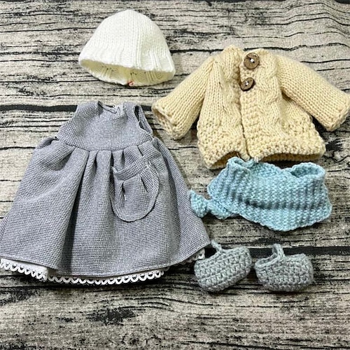 Waldorf Puppe Kleiderwechsel Materialtasche Persönlichkeit Set Waldorf handgemachte Muppet Puppe Weihnachtsgeschenk Image