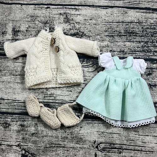 Waldorf Puppe Kleiderwechsel Materialtasche Persönlichkeit Set Waldorf handgemachte Muppet Puppe Weihnachtsgeschenk