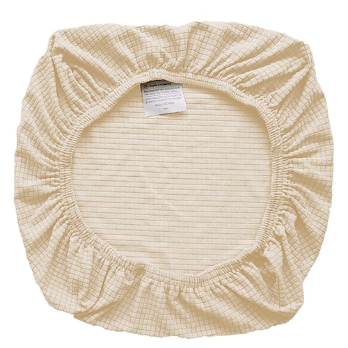 wasserabweisender Stuhlbezug in Burgunderrot für Computerstühle, dehnbar, drehbar, Gaming-Sitzbezug, elastisch, Maiskörner, schwarz, einfarbig, weich, langlebig, waschbar Image