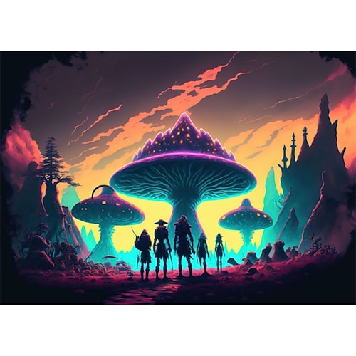 Druck Gerollte Leinwand - Landschaft Pflanzen Modern Kunstdrucke Image