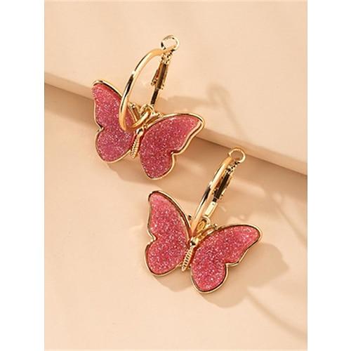 Damen Ohrringe Mode Outdoor Schmetterling Ohrring