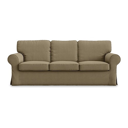 3-Sitzer Sofa Bezug Ektorp Couchbezug mit 3 Kissenbezügen und 3 Rückenlehnenbezügen Ektorp abnehmbarer waschbarer Möbel-Schutz Image