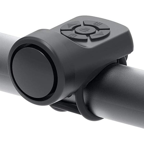StarFire 120dB Fahrradhupe - Elektronische laute Warnsicherheitsglocke USB wiederaufladbar Lenkerhalterung für Elektrofahrrad Fahrrad-Zubehör Image