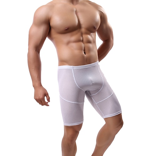 Herren Laufshorts Grundschicht Netz Basisschicht Sportlich Athleisure Sommer Schnelltrocknend Weich Kompression Feuchtigkeitsableitend Atmungsaktiv Fitnesstraining Joggen Übung Schmaler Schnitt