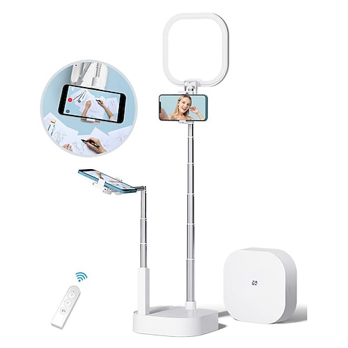 Telefonständer Tragbar Faltbar Verstellbar Telefonhalter für Outdoor Selfies / Vlogging / Live-Streaming B¨¹ro Kompatibel mit Tablette Alles Handy Handy-Zubehör Image