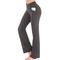 Damen Yogahose Seitentaschen Weite Hosen Hoher Taillenbund Yoga Fitness Fitnesstraining Unten Dunkelgrau Marineblau Schwarz Elasthan Sport Sportkleidung Hochelastisch
