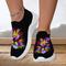 Damen Turnschuhe Slip-Ons Schuhe bedrucken Flyknit Schuhe Komfort Schuhe Outdoor Täglich Katze Flacher Absatz Modisch Brautkleider schlicht Fliegendes Weben Gelb Rosa Blau