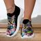 Damen Turnschuhe Slip-Ons Schuhe bedrucken Flyknit Schuhe Komfort Schuhe Outdoor Täglich Katze Flacher Absatz Modisch Brautkleider schlicht Fliegendes Weben Gelb Rosa Blau