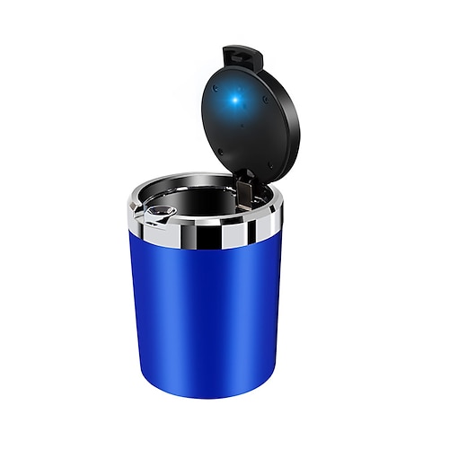 tragbarer Auto-LED-Aschenbecher von Starfire mit blauem Licht Auto-Styling rauchfreier Aschenbecher für Audi A3 A4 A5 A6 A7 A8 Zubehör