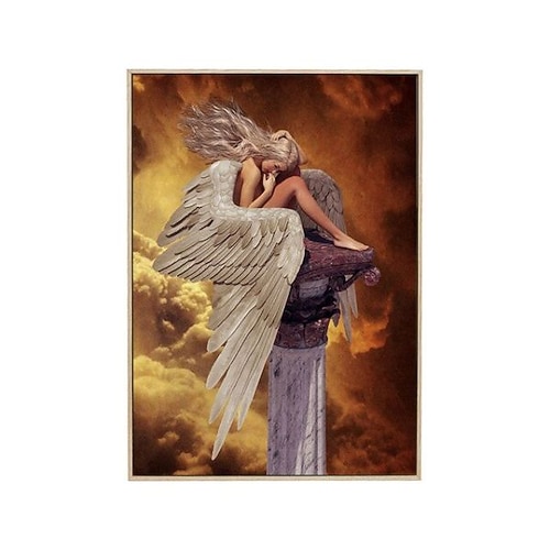 1 Panel Menschen Drucke Engel Mädchen Wandkunst Leinwand moderne Wandbehang Geschenk Home Dekoration gerollte Leinwand kein Rahmen ungerahmt ungedehnt Image