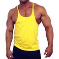 Herren Tank Top Running Sport Top Fitnesshemd Ärmellos Muskelshirt Casual Sommer Baumwolle Atmungsaktiv Schnelltrocknend Weich Yoga Fitness Fitnesstraining Sportbekleidung Sportkleidung Crimped Army