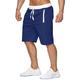 Herren kurze Sporthose Laufshorts kurze hosen Sporthose Kurz Kordelzug Tasche mit Reißverschluss Unten Casual Athlässigkeit Atmungsaktiv Weich Schweißableitend Fitnesstraining Aufführung Basketball