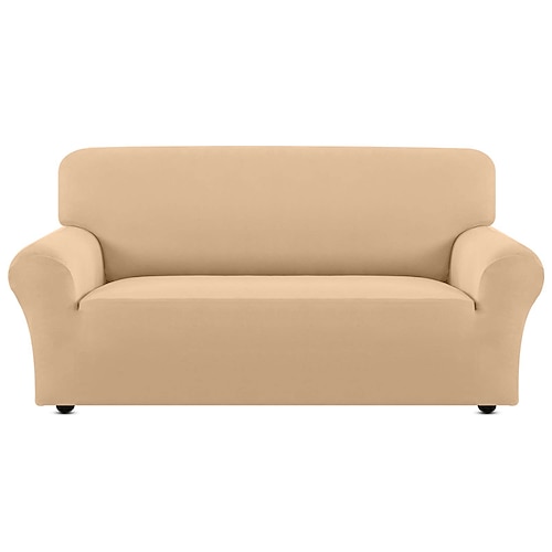 Stretch-Sofabezug, Schonbezug, burgunderfarben, elastisch, Sofagarnitur, Sessel, Loveseat, 4- oder 3-Sitzer, L-förmiges Sofa, Möbelschutz, Anti-Rutsch-Bezug, weich, waschbar Image
