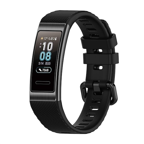 Uhrenarmband für Huawei Band 4 Pro, Band 3 Pro, Band 3 Silikon Ersatz Gurt Elasthan Verstellbar Atmungsaktiv Sportarmband Armband Image