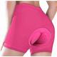 Arsuxeo Damen Fahrrad Unterwäsche Radhose kurz mit polster 3D gepolsterte Shorts Fahhrad Unterwäsche Shorts Gepolsterte Shorts / Gämse Formschluss MTB Mountain Rennrad Sport Weich Hochelastisch