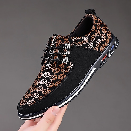 braune Freizeit-Sneaker für Herren mit Schnürung – bequeme, rutschfeste Laufschuhe für tägliche Outdoor-Aktivitäten Image