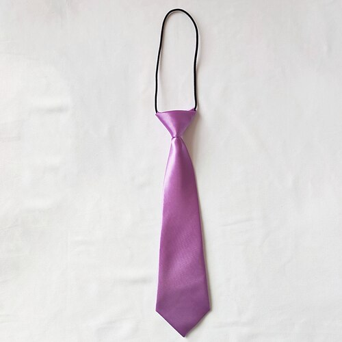 Kinder Baby Jungen Party Fabrik Großhandel kostenlos kleine Krawatte reine Farbe kurze weibliche Kinder niedliche Dekoration lässige Uniform Accessoires Kopfbedeckung Image