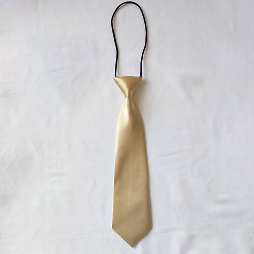 Kinder Baby Jungen Party Fabrik Großhandel kostenlos kleine Krawatte reine Farbe kurze weibliche Kinder niedliche Dekoration lässige Uniform Accessoires Kopfbedeckung Image