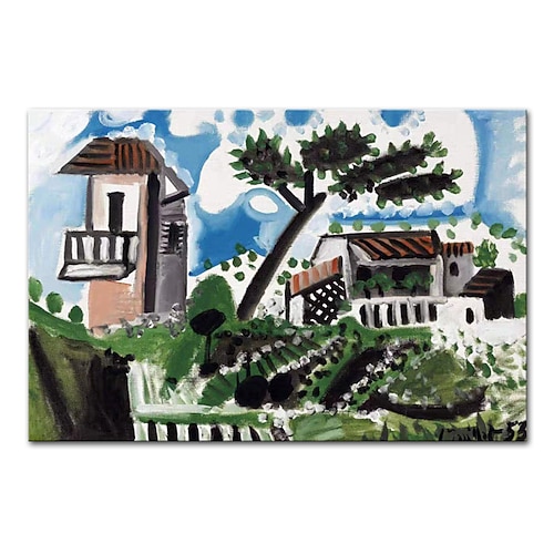 Handgemacht Hang-Ölgemälde Handgemalte Vertikal Berühmte Landschaft Moderne Klassisch Ohne Innenrahmen (ohne Rahmen) Image