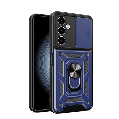 Handy Hülle Handyhüllen Für Samsung Galaxy S25 S24 S23 S22 S21 FE S21 Ultra Plus S20 A32 Rückseite Stoßrahmen Unterstützt kabelloses Laden Militärschutz Retro Rüstung TPU PC Image