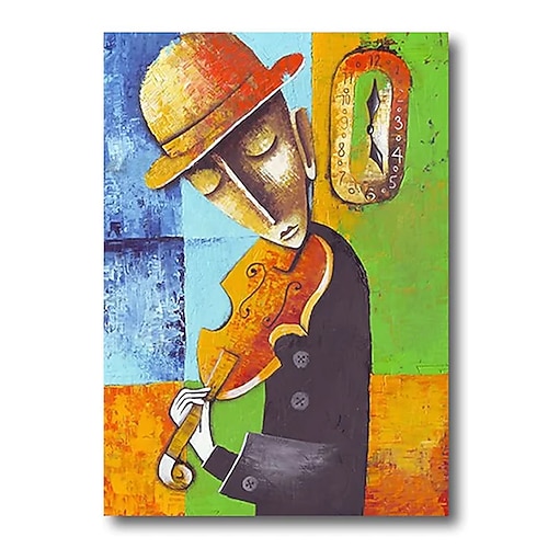 Mintura handgefertigte Figur Ölgemälde auf Leinwand Wandkunst Dekoration modernes abstraktes Bild für Wohnkultur gerolltes rahmenloses ungedehntes Gemälde Image