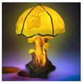 6-Zoll-Pilz-Tischlampe, Bohemian-Harz, dekorative Nachttischlampe für Schlafzimmer, Wohnzimmer, Heimbüro, Dekor, Geschenk