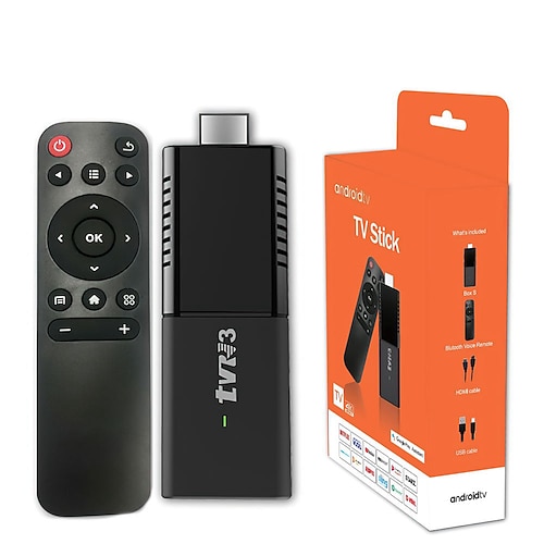 TV-Smart-Stick 1080p 4k Android 10 2GB RAM 8GB ROM WLAN HDMI-kompatibler TV-Bildschirmprojektor Smart-TV-Dongle Image