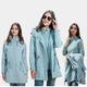 Damen 3-in-1-Jacken wandern Skijacke Winter Draussen Wasserdichte Wanderjacke Winter Draussen warm Wasserdicht Windundurchlässig Abnehmbares Vlies Oberbekleidung Winter Fleecejacke Trench Coat