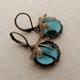 Damen Ohrring Vintage-Stil Libelle Vintage Cool Ohrringe Schmuck Weinrot / Mondstein / Denim Blue Für Hochzeit Party 2St