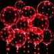 LED Ballon leuchtende Party Hochzeit liefert Dekoration transparente Blase Dekoration Geburtstagsfeier Hochzeit LED Ballons Schnur Lichter Weihnachtsgeschenk