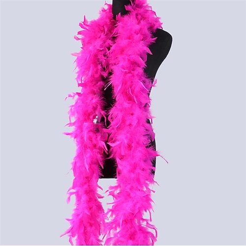 Boland Deluxe Federboa 70 Zoll Truthahnfeder-Schal Bekleidungsaccessoires Weihnachtsgeschenk Image