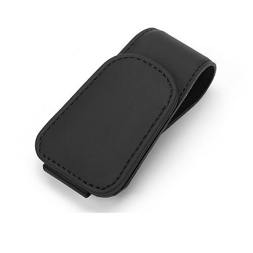 Auto-Sonnenblenden-Brillenhalter - Magnetischer Leder-Brillenclip und Ticketkartenhalter Auto-Sonnenblenden-Zubehör