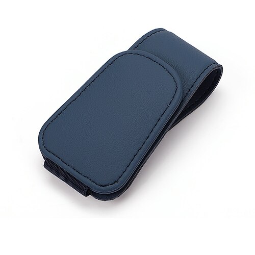 Auto-Sonnenblenden-Brillenhalter - Magnetischer Leder-Brillenclip und Ticketkartenhalter Auto-Sonnenblenden-Zubehör