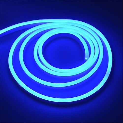Licht 20m 65,6ft Wasserdicht LED Neon-Rohr Lichterkette SMD 2835 Flexibel für Außen dekorative Beleuchtung AC220V-240V Image