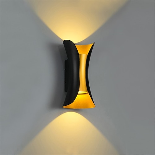 1-Licht 20cm Outdoor-LED-Wandleuchte mehrfarbige Auf- und Ab-Beleuchtung Innenwandleuchte Hotels Innenhöfe Passagen Tore Veranda Korridor modern 90-264V Image