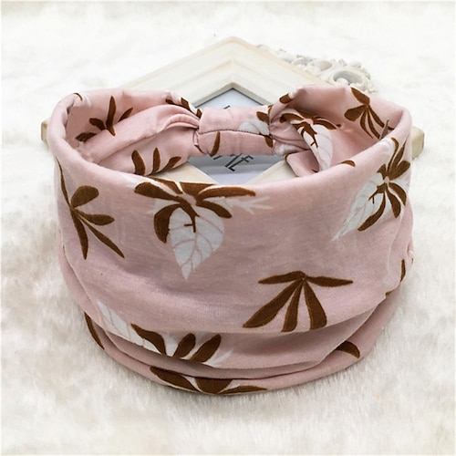 Bohemian-Stil bedrucktes elastisches Sport-Haarband Damen breitkrempige Kopfbedeckung Sport athletischer Strand-Haar-Accessoires für Frauen und Mädchen Stirnband Baumwoll-Turban-Kopfschmuck