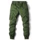 Herren Cargohose Cargohosen Cargohose Hose Hosen Kordelzug Elastische Taille Multi Pocket Feste Farbe Casual Täglich Freizeitskleidung Modisch Klassisch Olivgrün Grau Blau