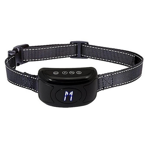 Anti Bark Collar wiederaufladbar regendicht No Bark Training Collar Beep Vibrationsschock Modi Anti Bark Collar Stop Pet Produkt Image