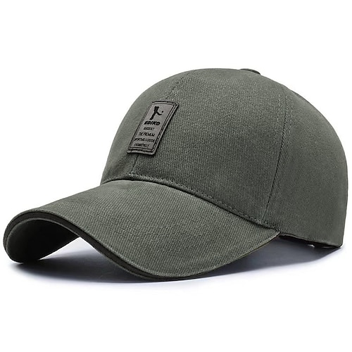 Herren Unisex Cap Basecap Kappe Schwarz Weiß Polyester Reise Strand Design Outdoor Urlaub Glatt Einstellbar Sonnenschutz Atmungsaktiv Modisch Image