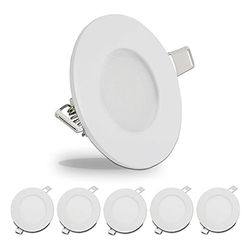6pcs 4pcs LED Downlights 3w LED Deckenleuchte 110V Einbauleuchte Runde LED Panel Licht 220V LED Spot Licht Innenbeleuchtung Image